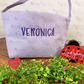 Striped Easter Bag Basket Bucket Tote
